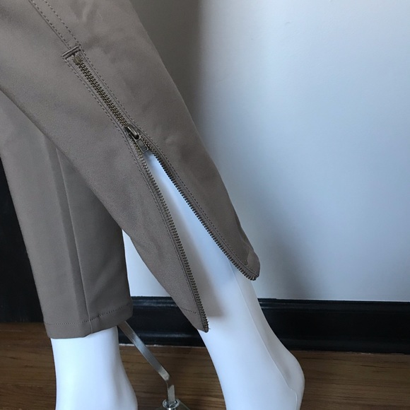 Catherine Malandrino Khaki Cargo Skinny Pants 4 - Picture 4 of 8